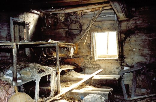 Bauernhaus Im Mittelalter Von Innen